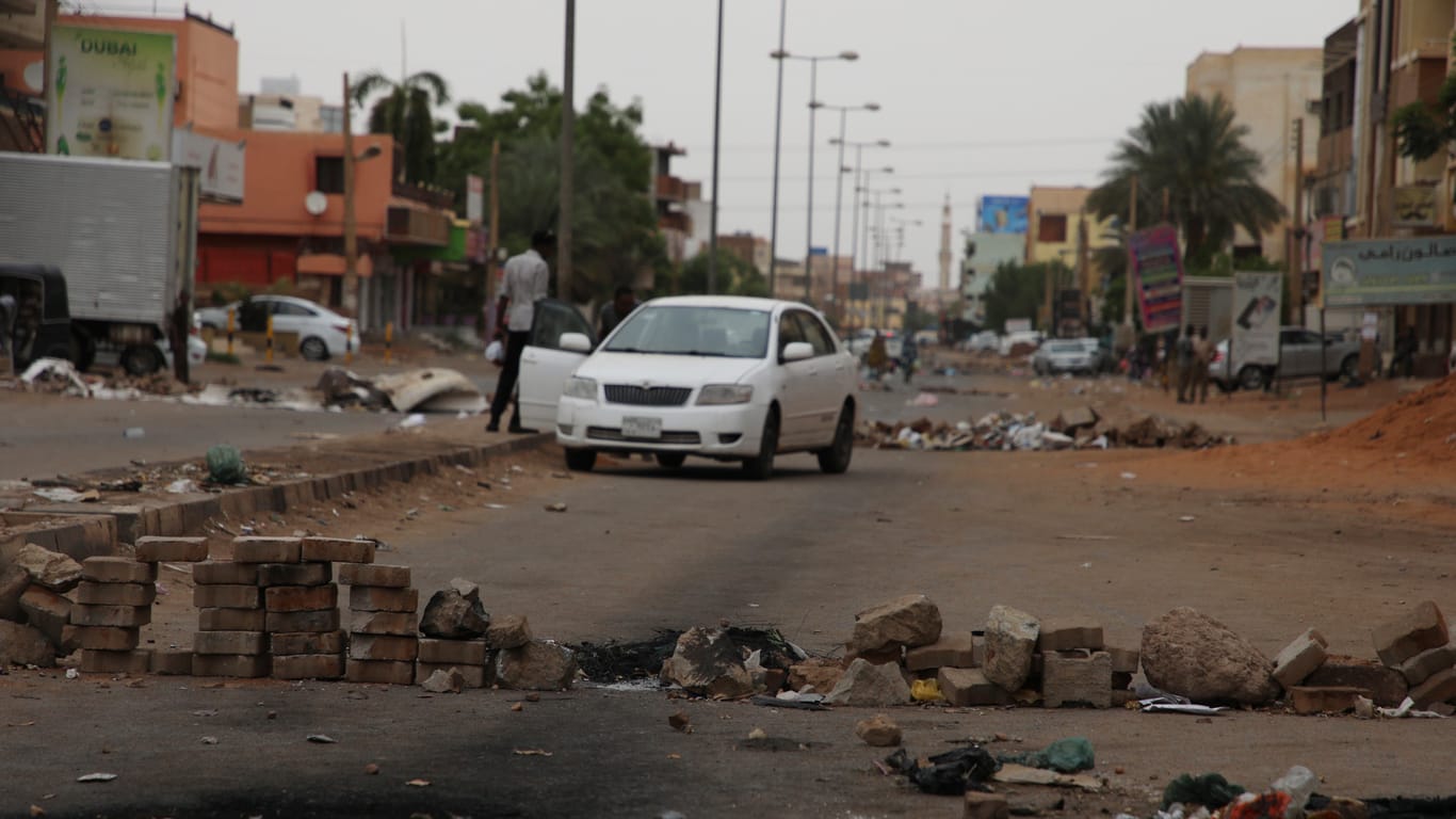 Szene in Khartoum.