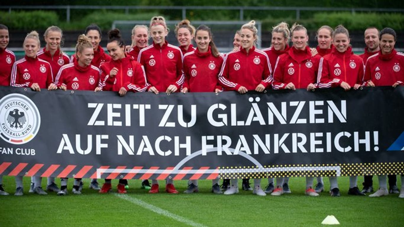 Die Spielerinnen des deutschen Nationalteams.