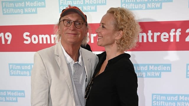 Otto Waalkes hat beim Branchentreff Katja Riemann an seiner Seite.