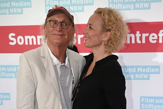 Otto Waalkes hat beim Branchentreff Katja Riemann an seiner Seite.