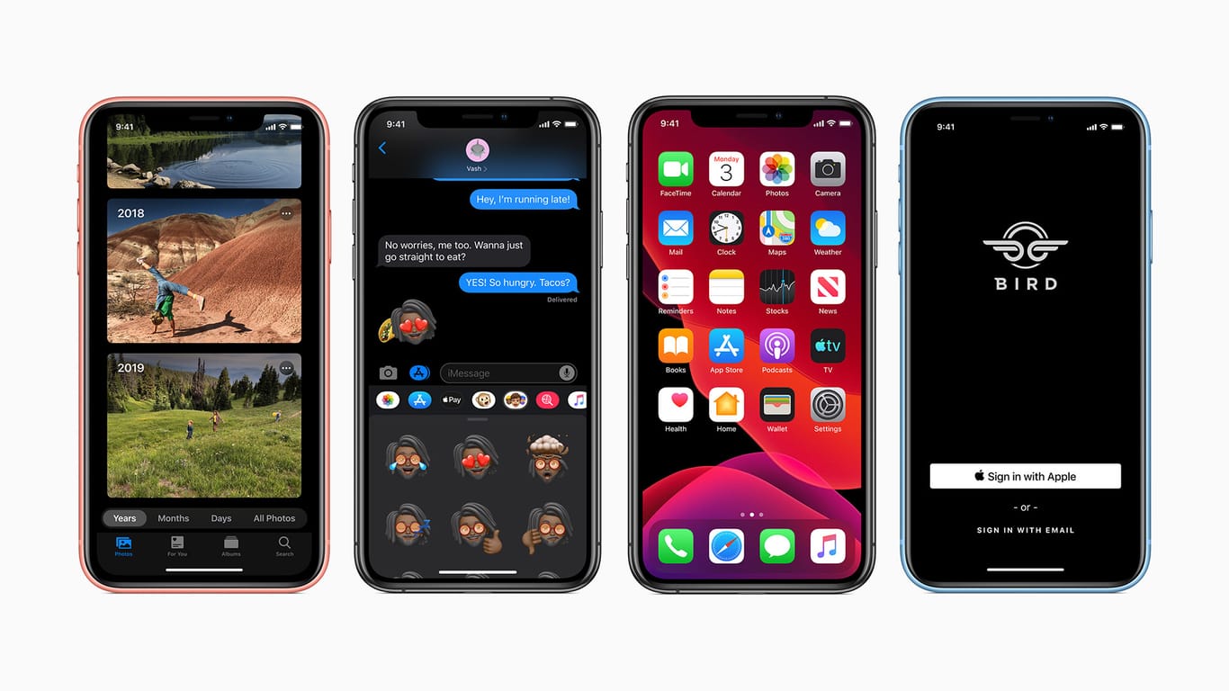 Das Bild zeigt neue Funktionen, die mit iOS 13 auf das iPhone kommen: Apple hat eine Mailbox entwickelt, die unerwünschte Anrufer abfängt.