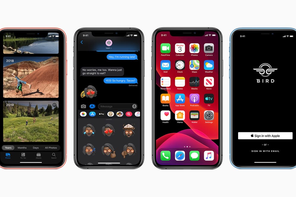 Das Bild zeigt neue Funktionen, die mit iOS 13 auf das iPhone kommen: Apple hat eine Mailbox entwickelt, die unerwünschte Anrufer abfängt.