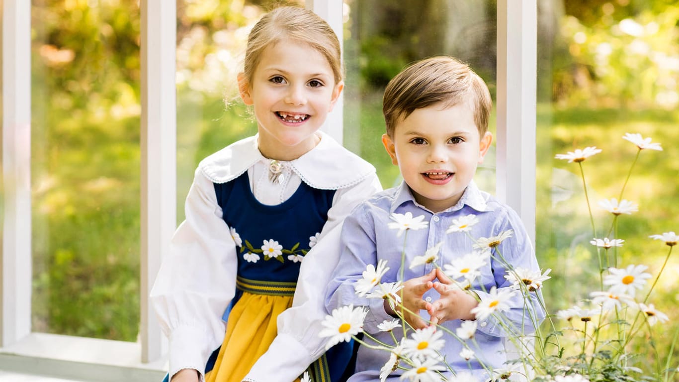Prinzessin Estelle und Prinz Oscar von Schweden: Die beiden feiern den schwedischen Nationalfeiertag.