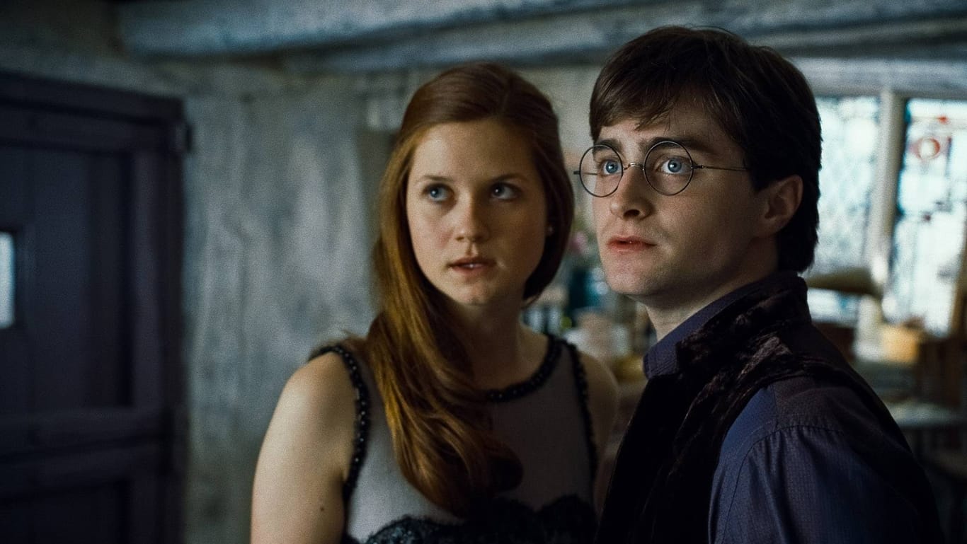 Ginny Weasley (Bonnie Wright) und Harry Potter (Daniel Radcliffe): Die beiden spielten in den Fantasyfilmen am Ende ein Liebespaar.