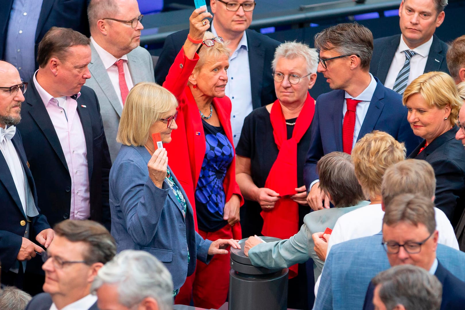 Abstimmung im Bundestag.