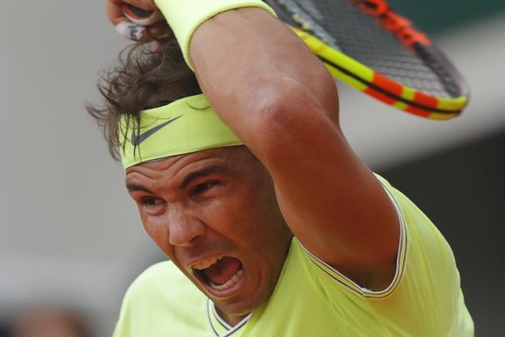 Rafael Nadal steht zum zwölften Mal im Finale der French Open.