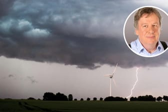 Eine Unwetterfront zieht über die südliche Region Hannovers hinweg: Bisher gibt es keine Anhaltspunkte für einen Extremsommer 2019, meint Jörg Kachelmann.