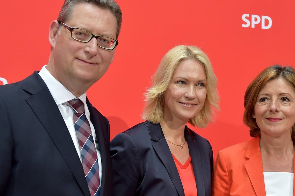 Das neue SPD-Übergangstrio: Die Nachfolge könnte möglicherweise von der Basis entschieden werden.