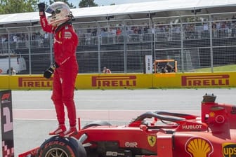 Sebastian Vettel war nach dem Erreichen der Pole "voll von Adrenalin.
