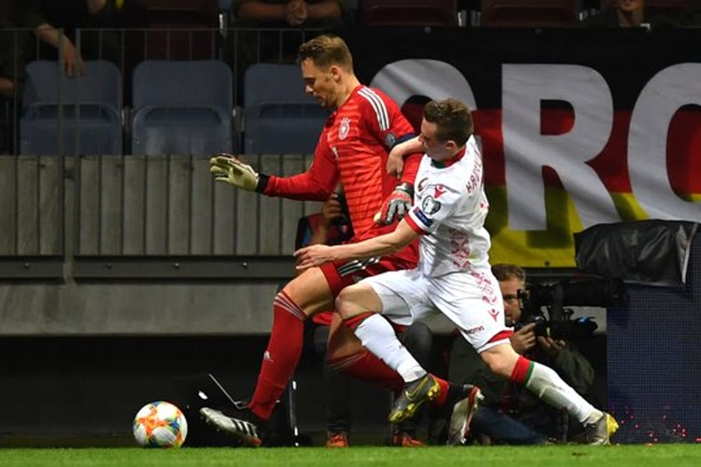 Manuel Neuer (l) zeigte mehrmals seine ganze Klasse.