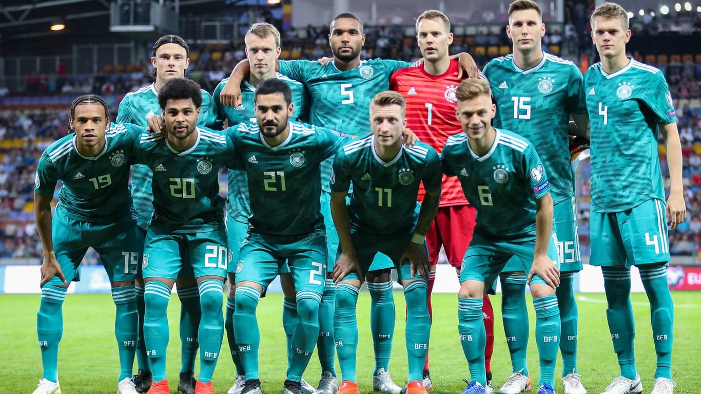 Die Startelf: Mit diesen Spielern begann die deutsche Nationalmannschaft die Partie in Weißrussland.