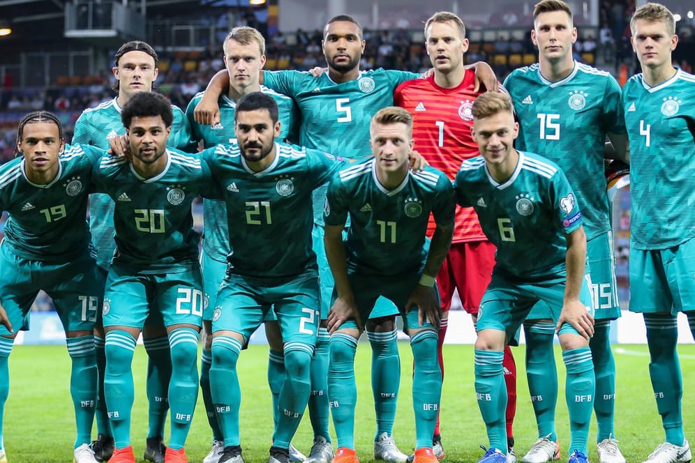 Die Startelf: Mit diesen Spielern begann die deutsche Nationalmannschaft die Partie in Weißrussland.
