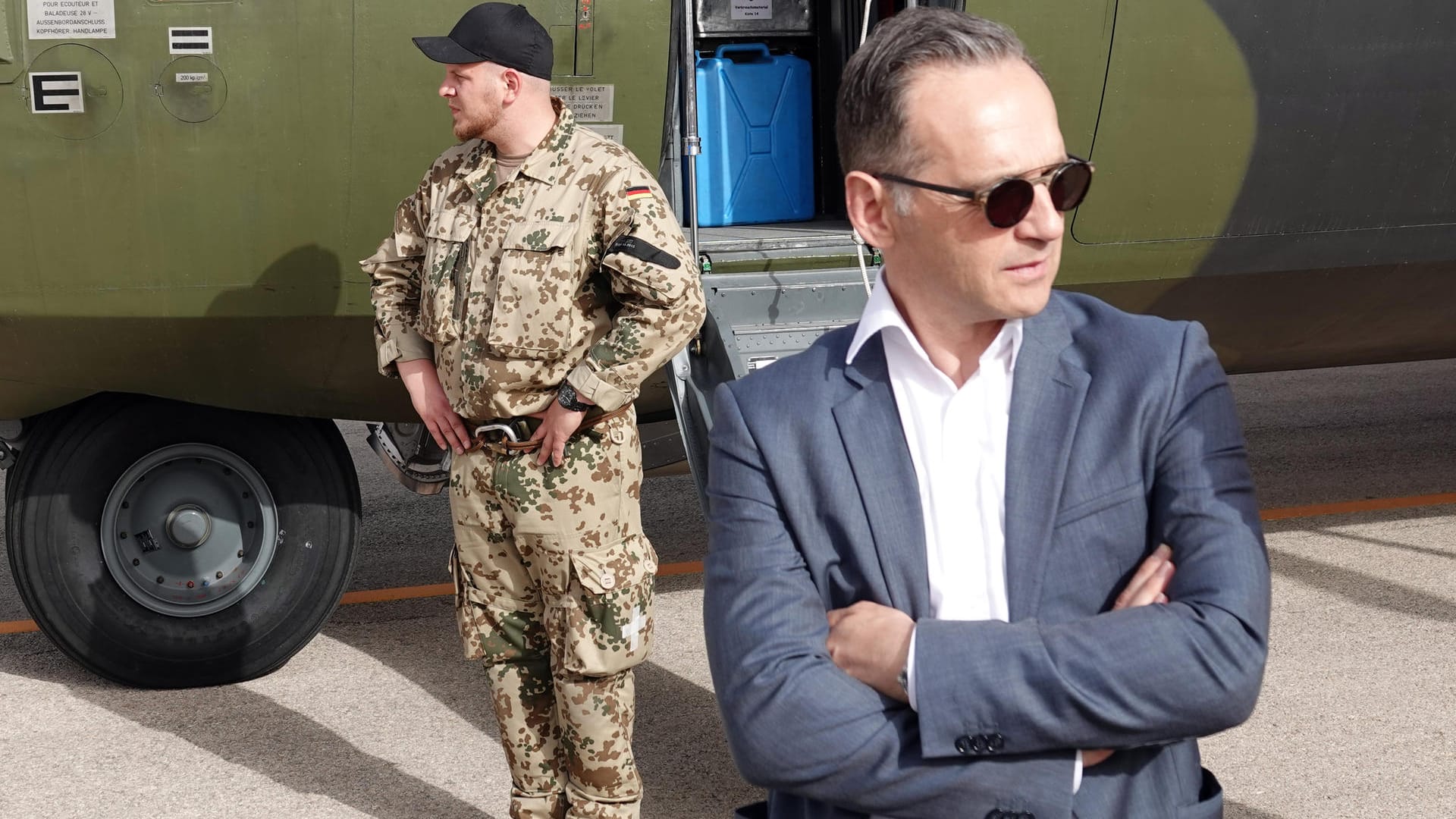 Heiko Maas bei seiner Nahost-Reise in Jordanien: Der Iran hat vor Maas' Besuch dort Forderungen formuliert.