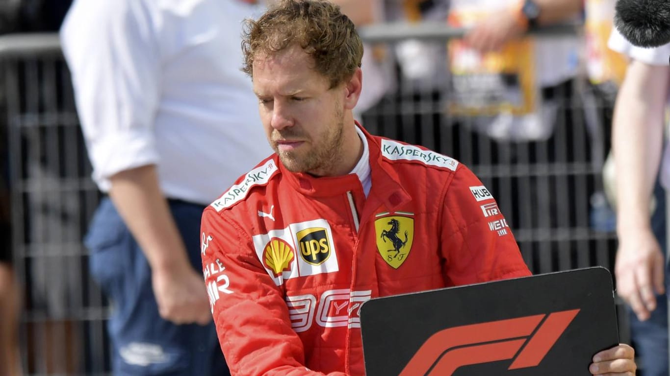 Frustriert: Sebastian Vettel.