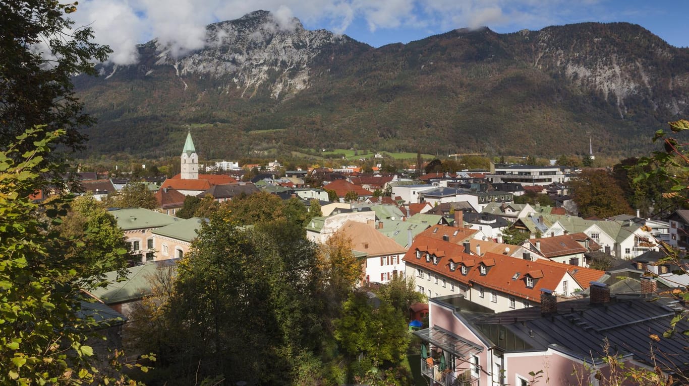 Blick über Bad Reichenhall: In dem Gebiet kommt es regelmäßig zu Erdbeben. (Archivbild)