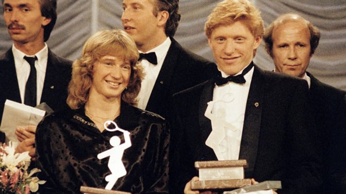 Steffi Graf und Boris Becker wurden 1986 Sportler des Jahres.