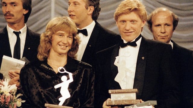 Steffi Graf und Boris Becker wurden 1986 Sportler des Jahres.