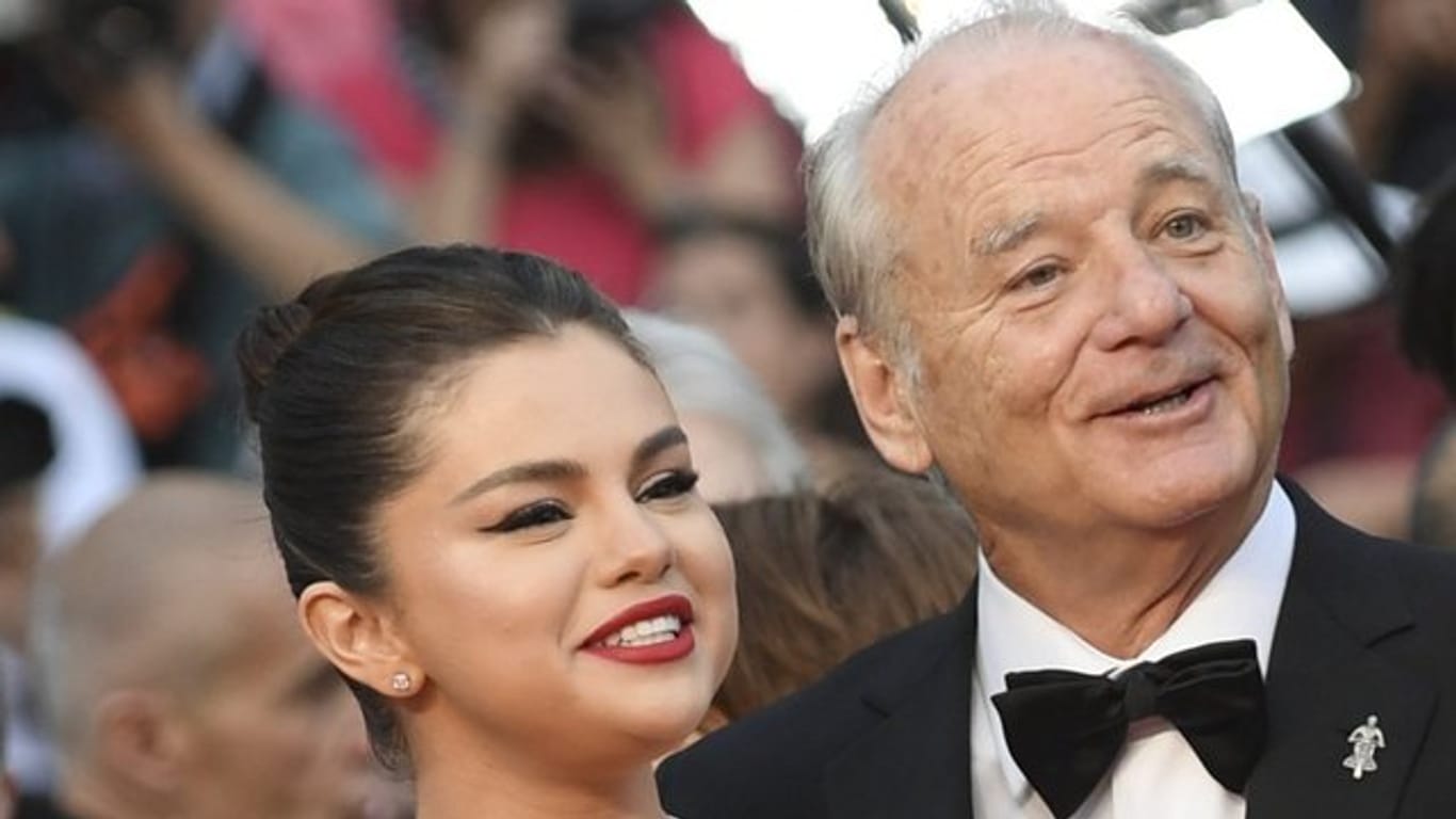 Selena Gomez und Bill Murray bei der Premiere des Films "The Dead Don't Die" in Cannes.