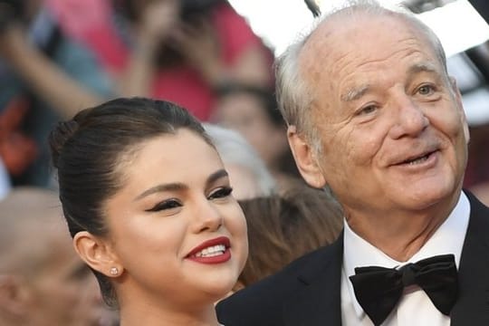 Selena Gomez und Bill Murray bei der Premiere des Films "The Dead Don't Die" in Cannes.