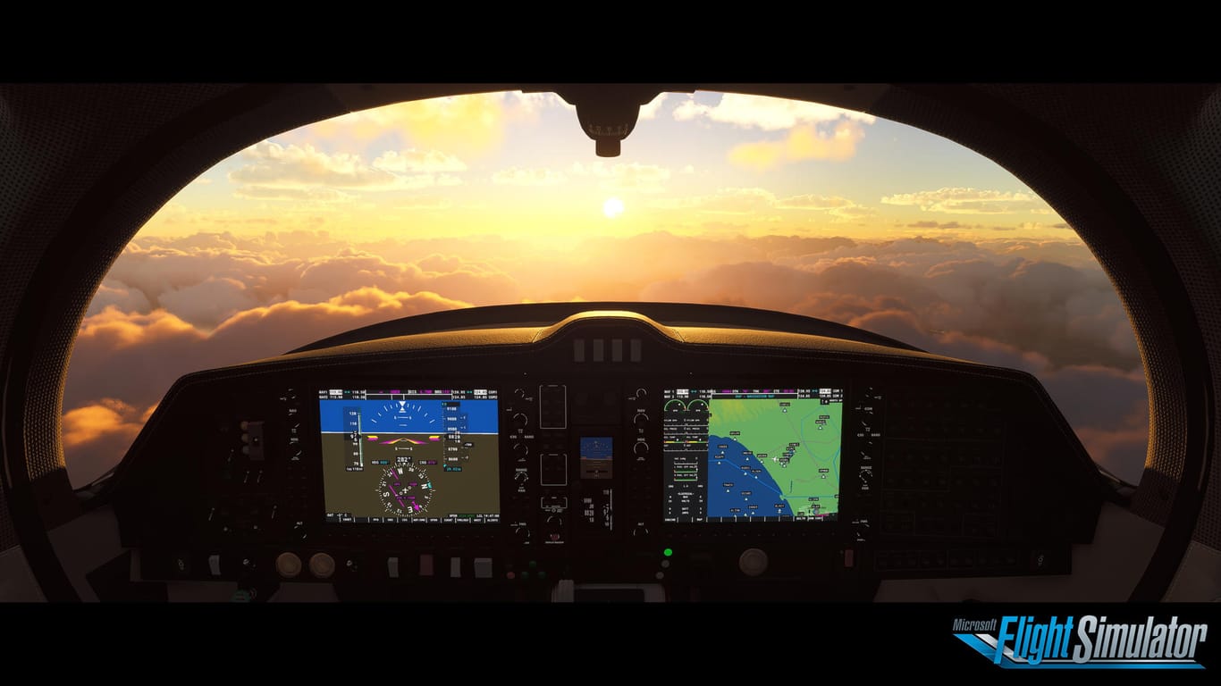 Szene aus dem Spiel "Flight Simulator 2020": Microsoft bringt seinen Flugsimulator zurück.