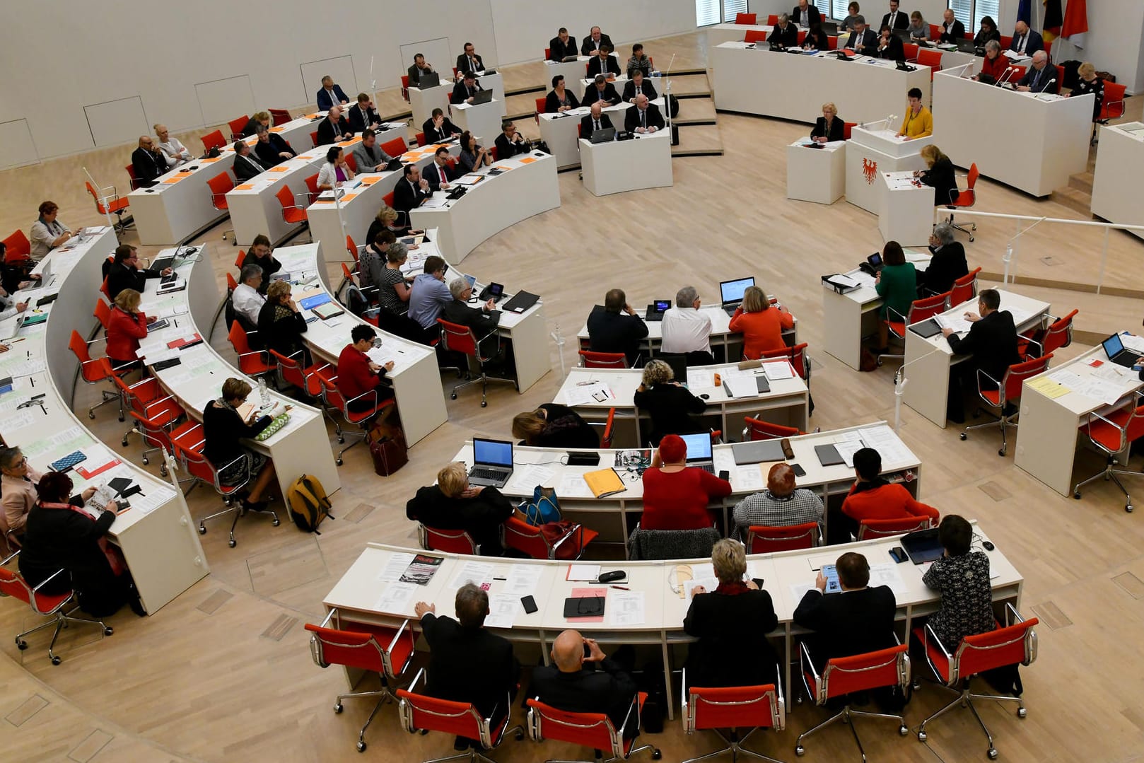 Der brandenburgische Landtag in Potsdam: Die Landtagswahl findet am 1. September statt.