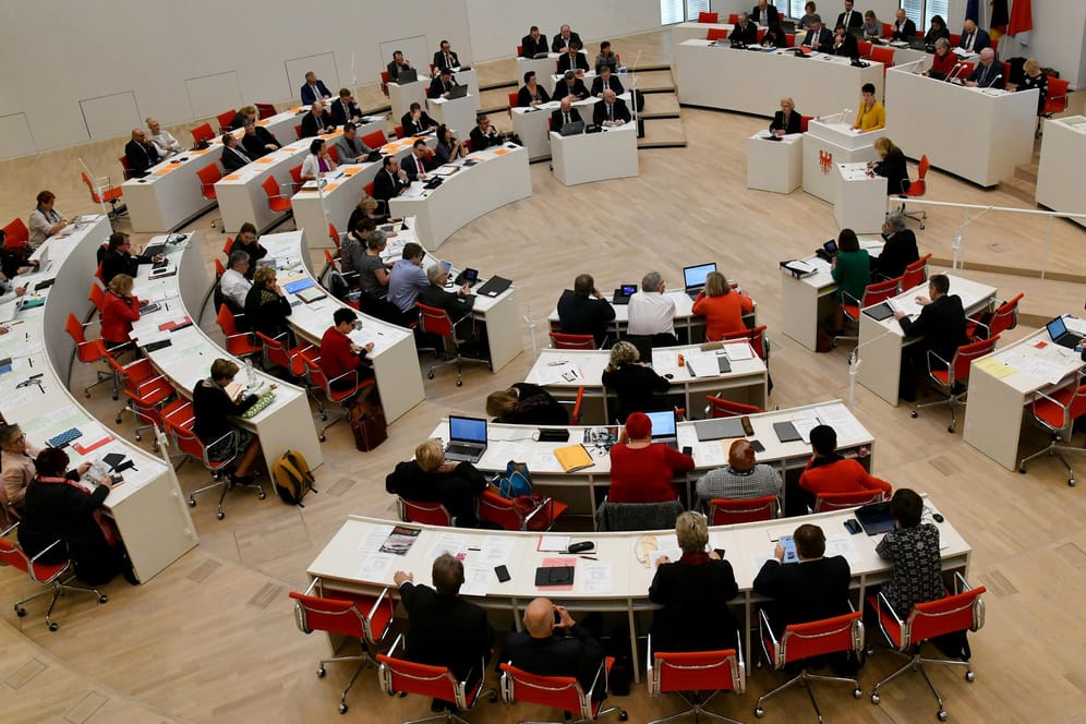 Der brandenburgische Landtag in Potsdam: Die Landtagswahl findet am 1. September statt.