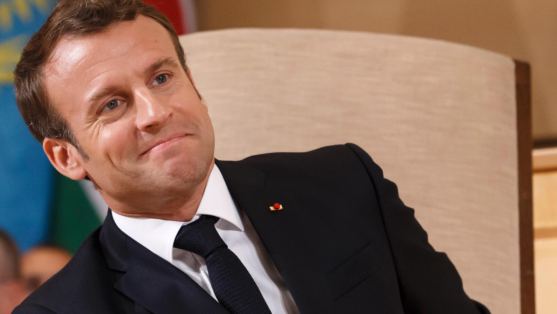 Frankreichs Präsident Emmanuel Macron: "Man sollte nicht dort ein Symbol sehen, wo es keines gibt." Frankreichs Präsident Emmanuel Macron: "Man sollte nicht dort ein Symbol sehen, wo es keines gibt."
