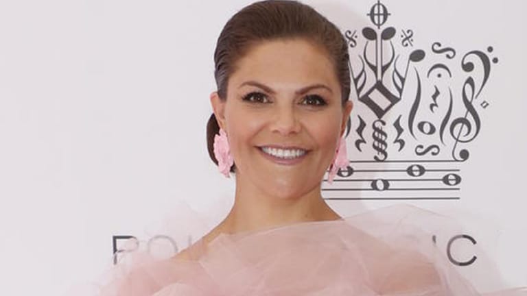 Victoria von Schweden: Die Kronprinzessin kam in einem rosafarbenen Kleid zum Polar Music Prize.