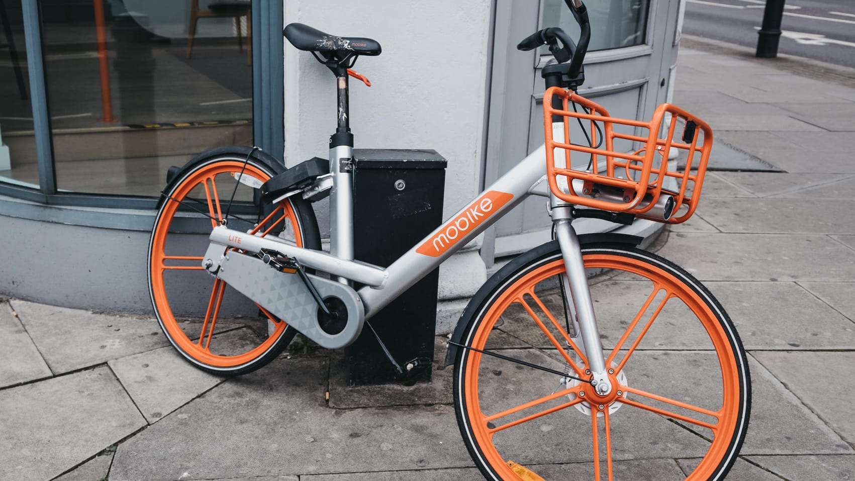 Fahrrad von Mobike: Das Fahrradverleihsystem wird von einem chinesischen Unternehmen betrieben.