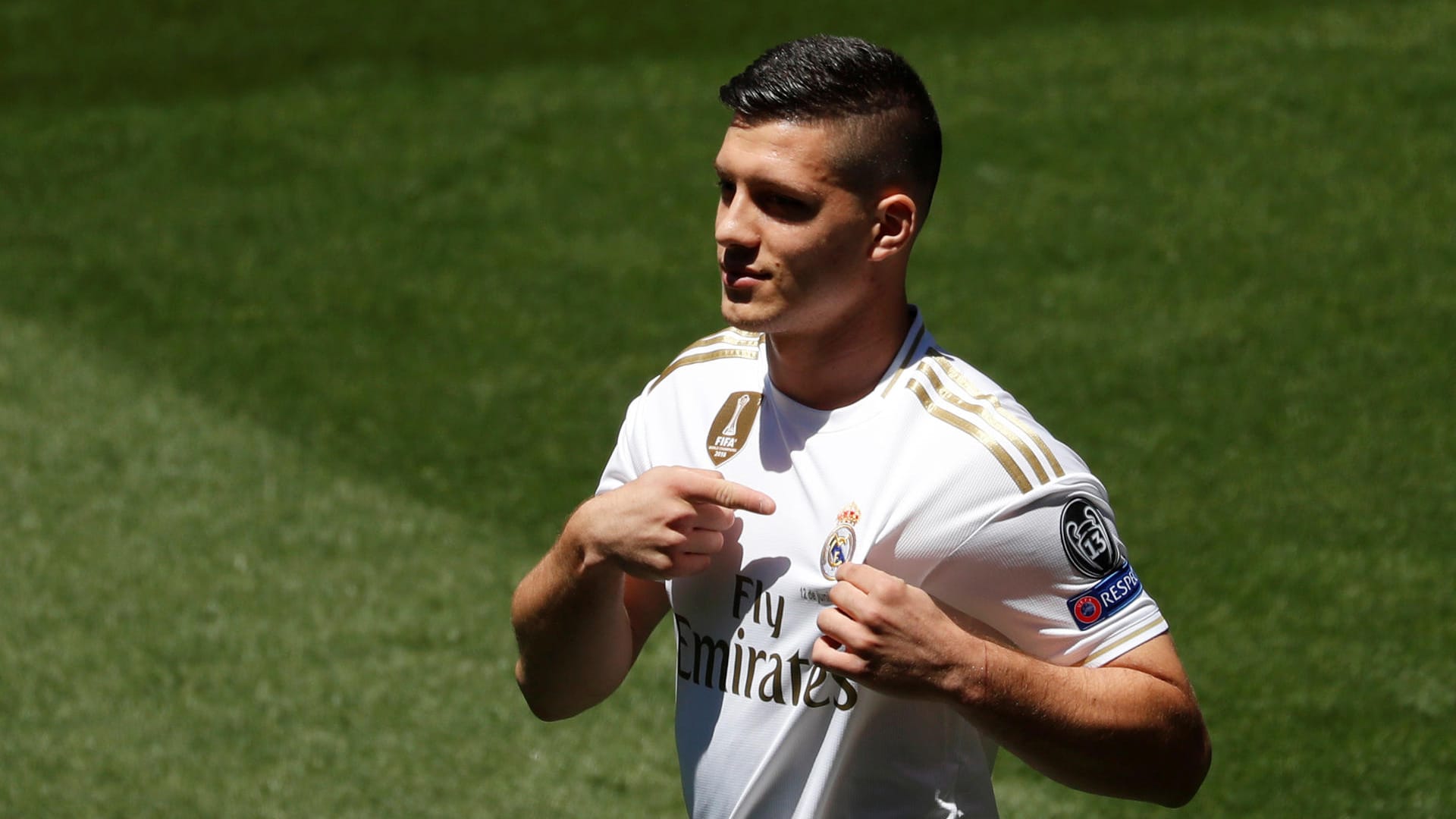 Luka Jovic im Real-Dress: Der Serbe hat mit den "Königlichen" Großes vor.