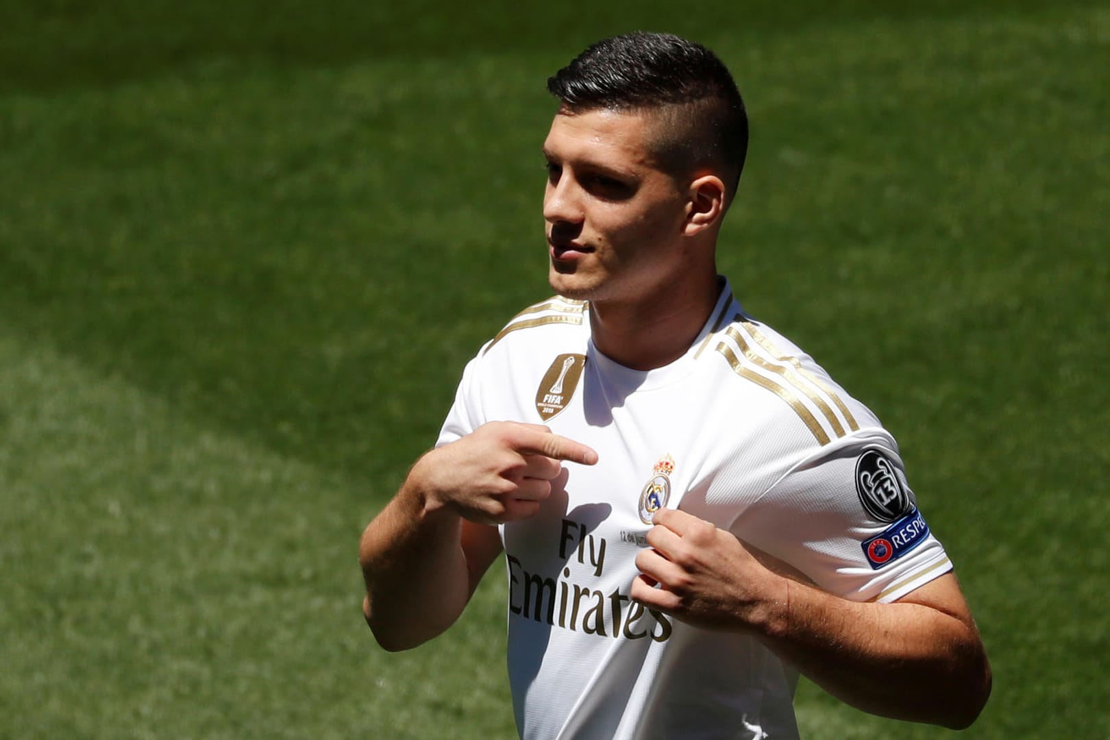 Luka Jovic im Real-Dress: Der Serbe hat mit den "Königlichen" Großes vor.