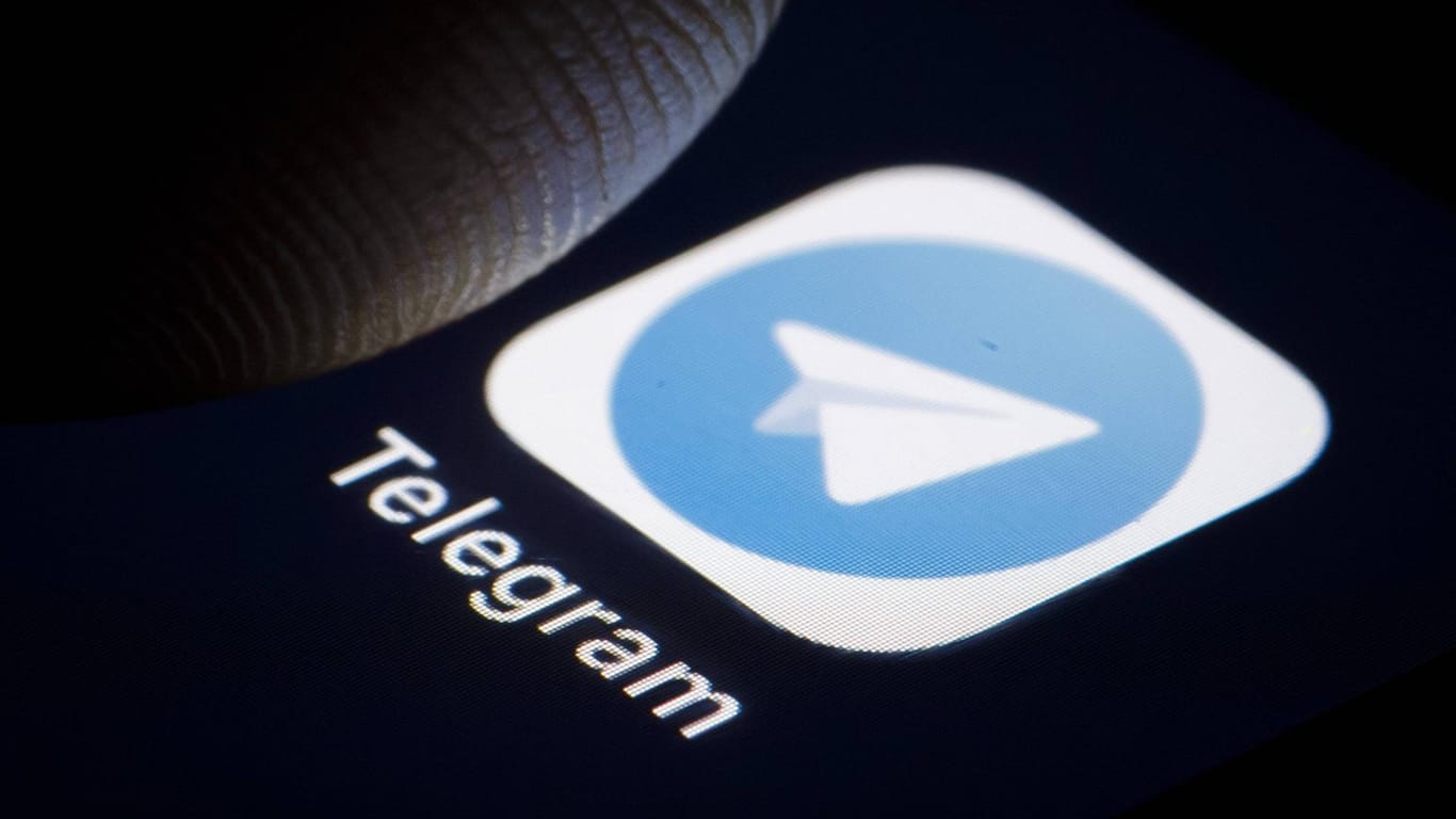 Das Logo von Telegram auf einem Smartphone: Betreiber des Messengerdienstes berichten von chinesischen Hackerangriffen.