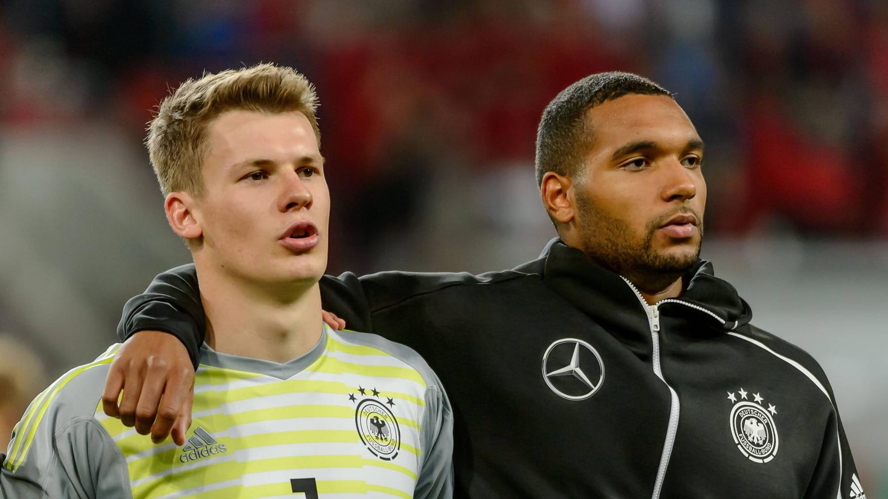 Alexander Nübel (l.) und Jonathan Tah: Der DFB hat die Prämie für den Titel bei der U21-EM genannt.