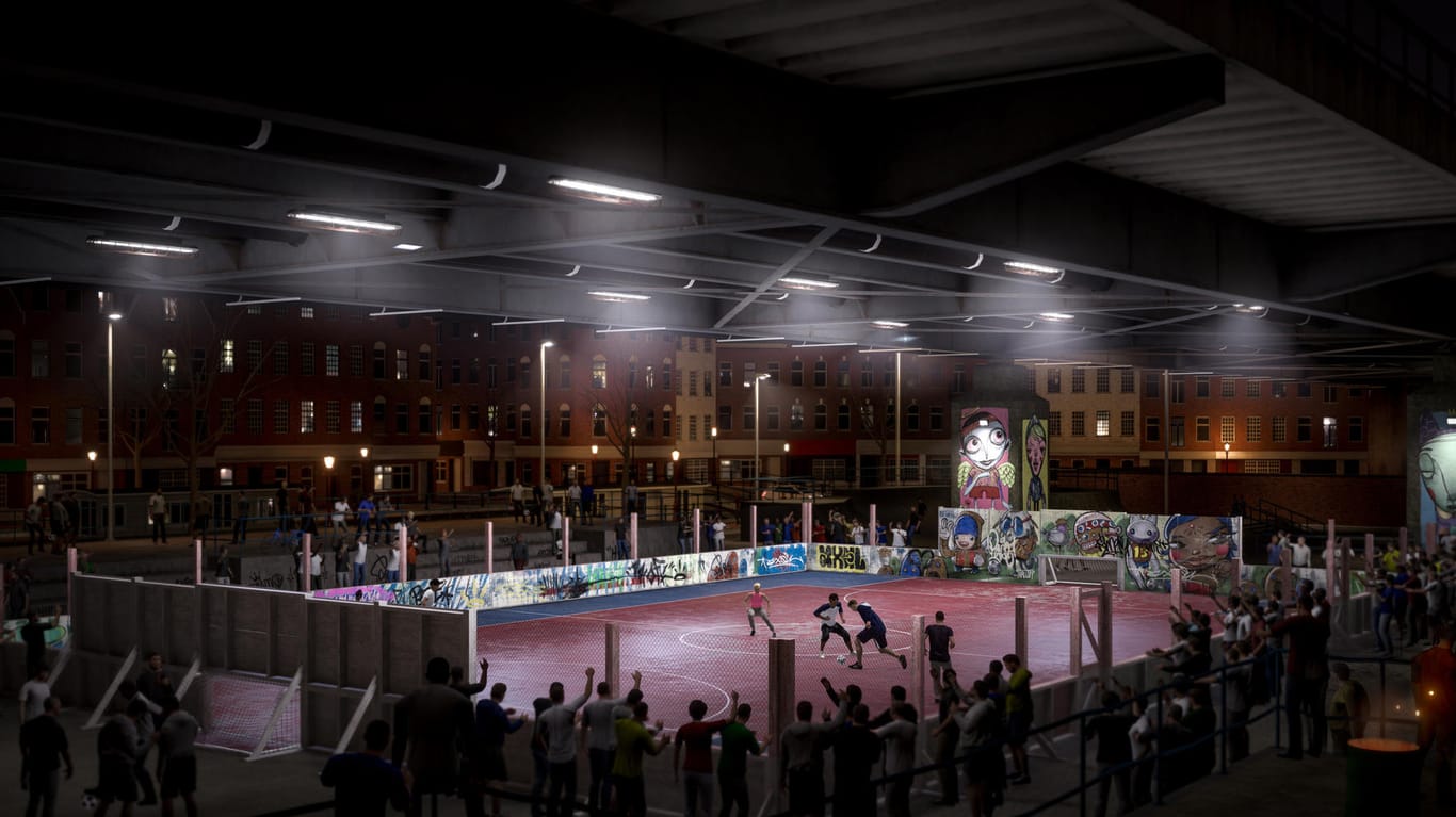 "Fifa 20": Electronic Arts hat das Spiel mit dem neuen Spielmodus Volta ausgestattet, der sich an Hallenfußball orientiert.