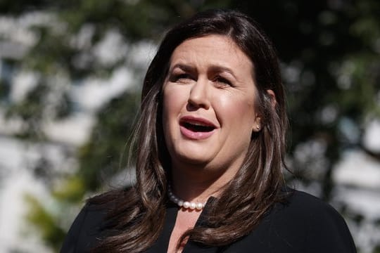 Sarah Sanders hört als Trumps Pressesprecherin auf.