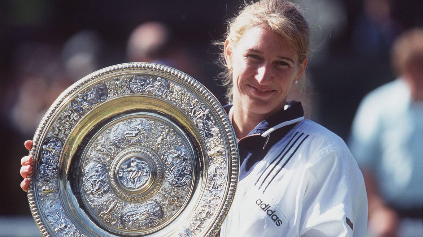 Steffi Graf nach dem Gewinn der French Open 1999: An diesem Freitag wird die Tennis-Ikone 50 Jahre alt.