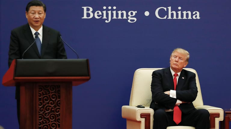 Xi Jinping und Donald Trump: Der chinesische Staatschef nannte den Amerikaner einen "Freund", tatsächlich ist das Verhältnis sehr belastet.