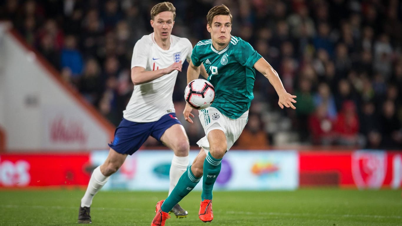 Antreiber: Neuhaus im U21-Länderspiel gegen England im März.
