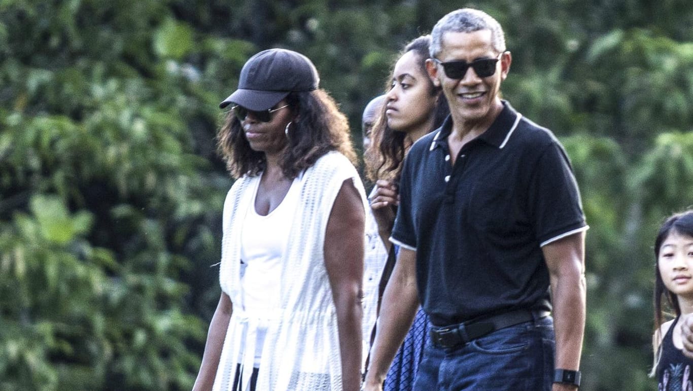 Der ehemalige US-Präsident Barack Obama mit seiner Frau Michelle (Symbolbild).