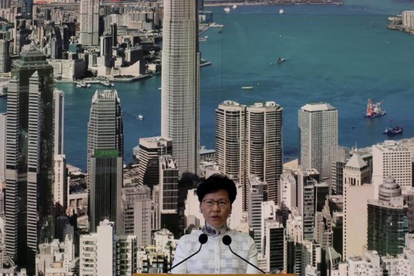 Carrie Lam, Regierungschefin von Hongkong: Nach Massenprotesten hat Hongkong Pläne für ein umstrittenes Gesetz für Auslieferungen an China ausgesetzt.
