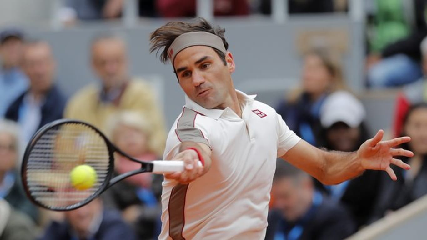 Geht topmotiviert in Halle an den Start: Roger Federer.