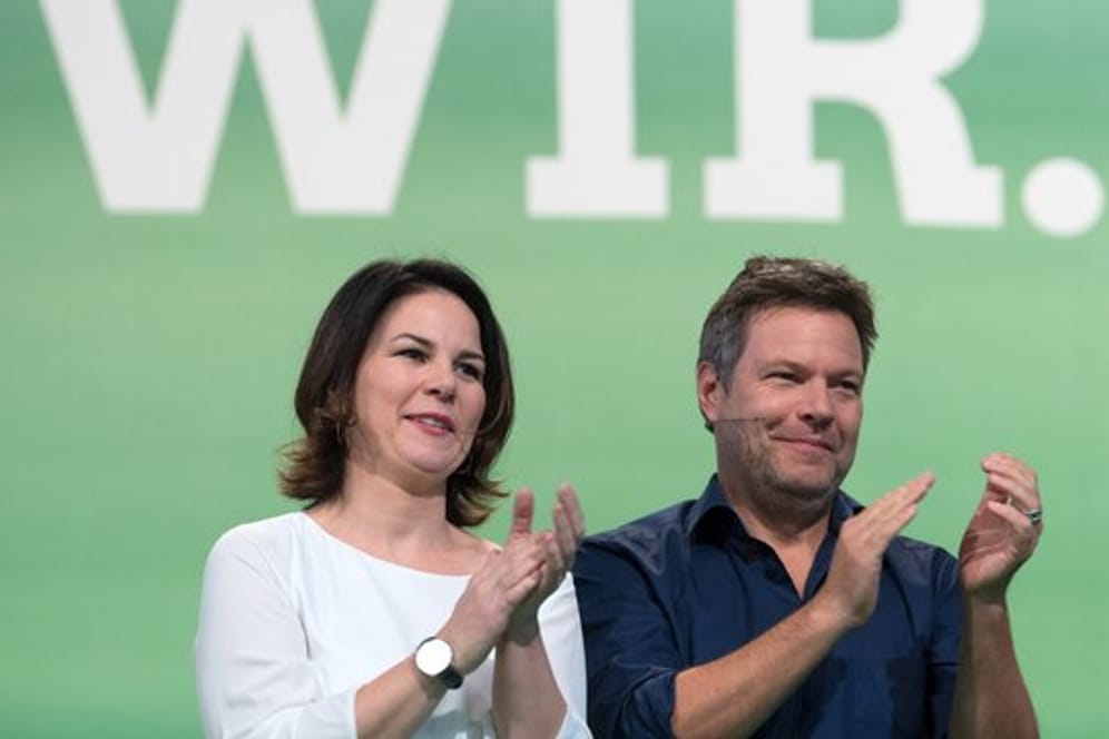 Erfolgsduo: Annalena Baerbock und Robert Habeck, die Bundesvorsitzenden von Bündnis 90/Die Grünen.