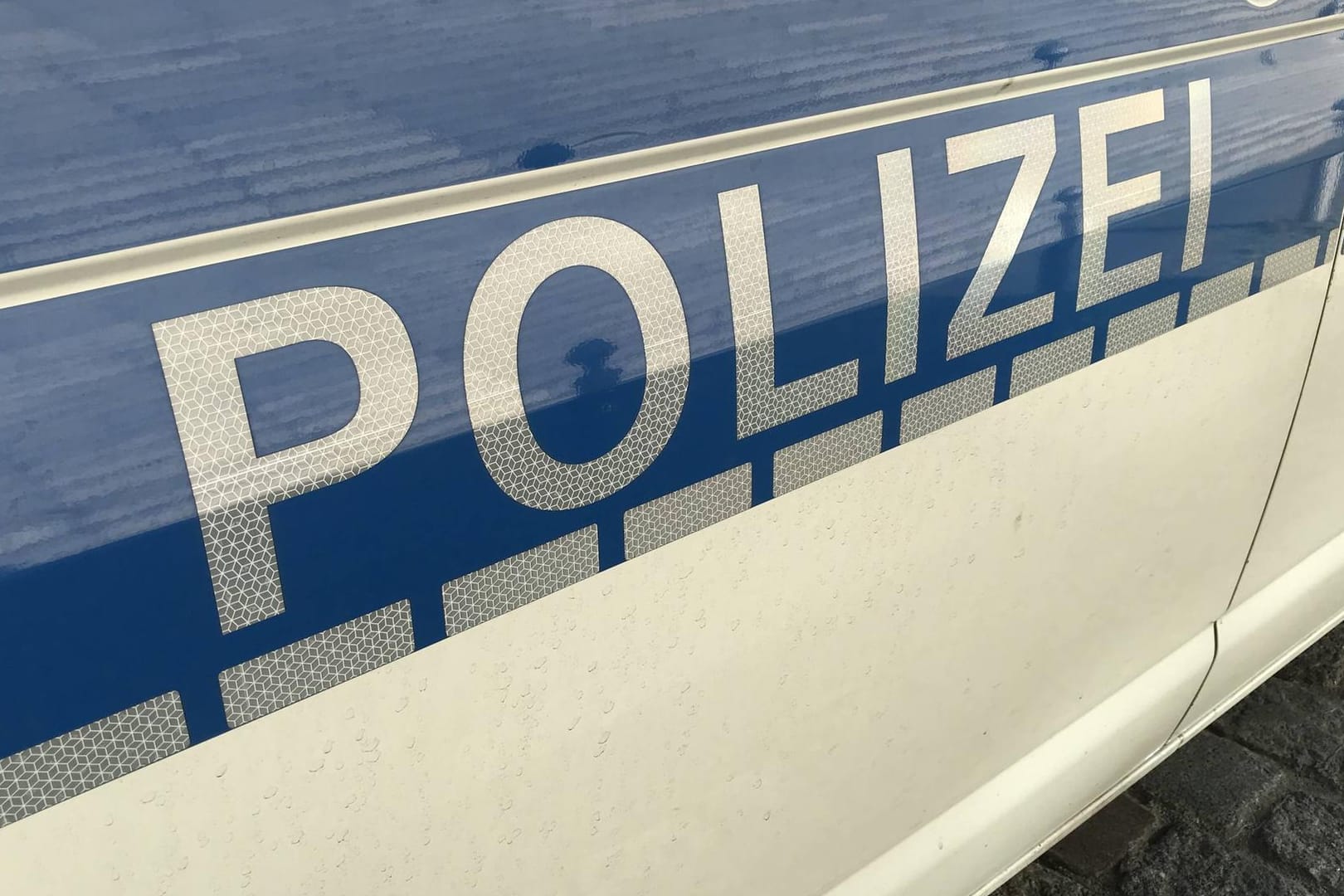 Polizeiwagen im Einsatz: Eine Autofahrerin hat die Polizei alarmiert, weil sie einen maskierten und bewaffneten Mann gesehen hat. (Symbolbild)