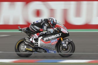 Der deutsche Moto2-Pilot Marcel Schrötter landet auf Platz sieben.