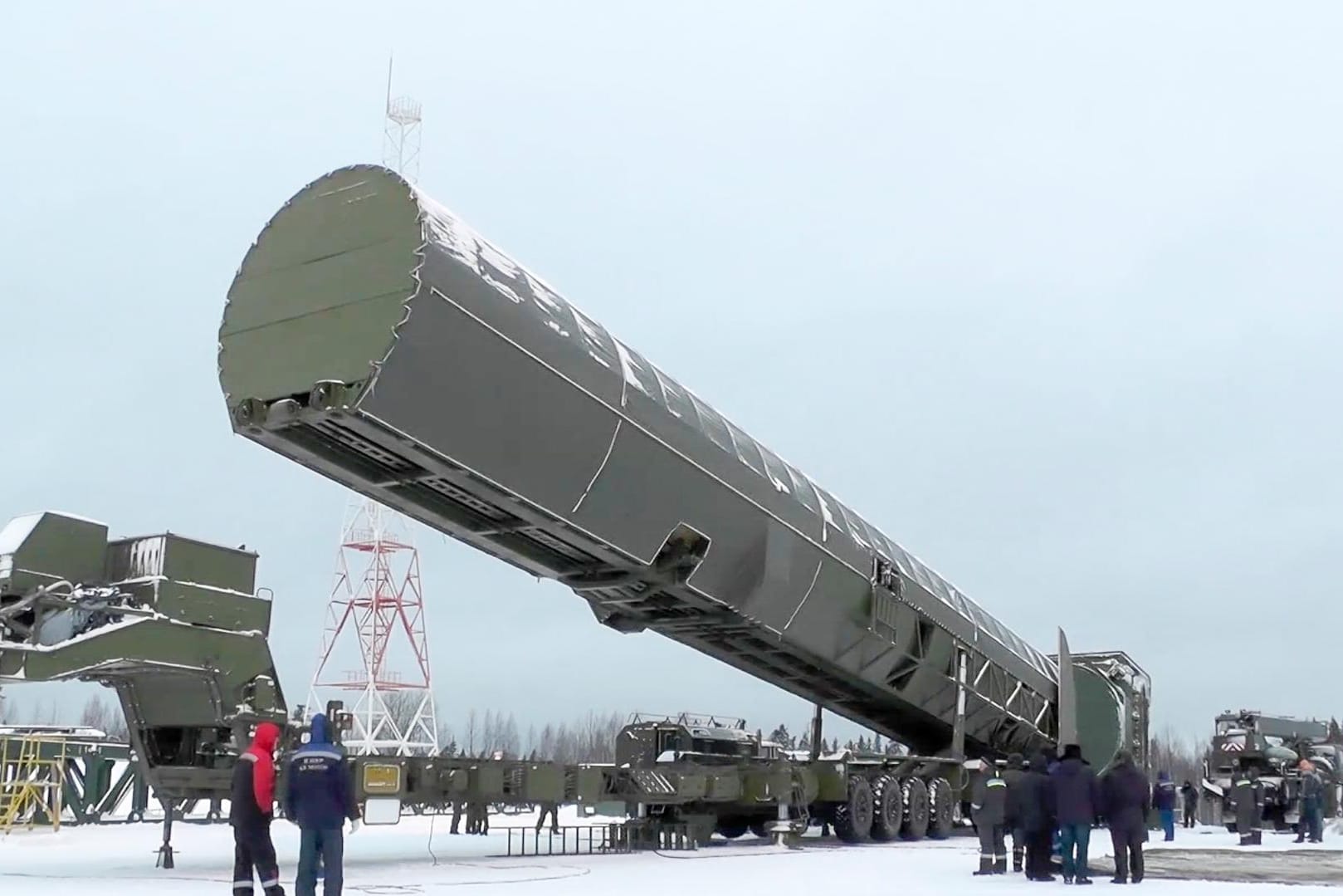 Eine russische Interkontinentalrakete: Das Stockholmer Friedensforschungsinstitut Sipri warnt vor besorgniserregenden Trends bei der atomaren Bewaffnung.