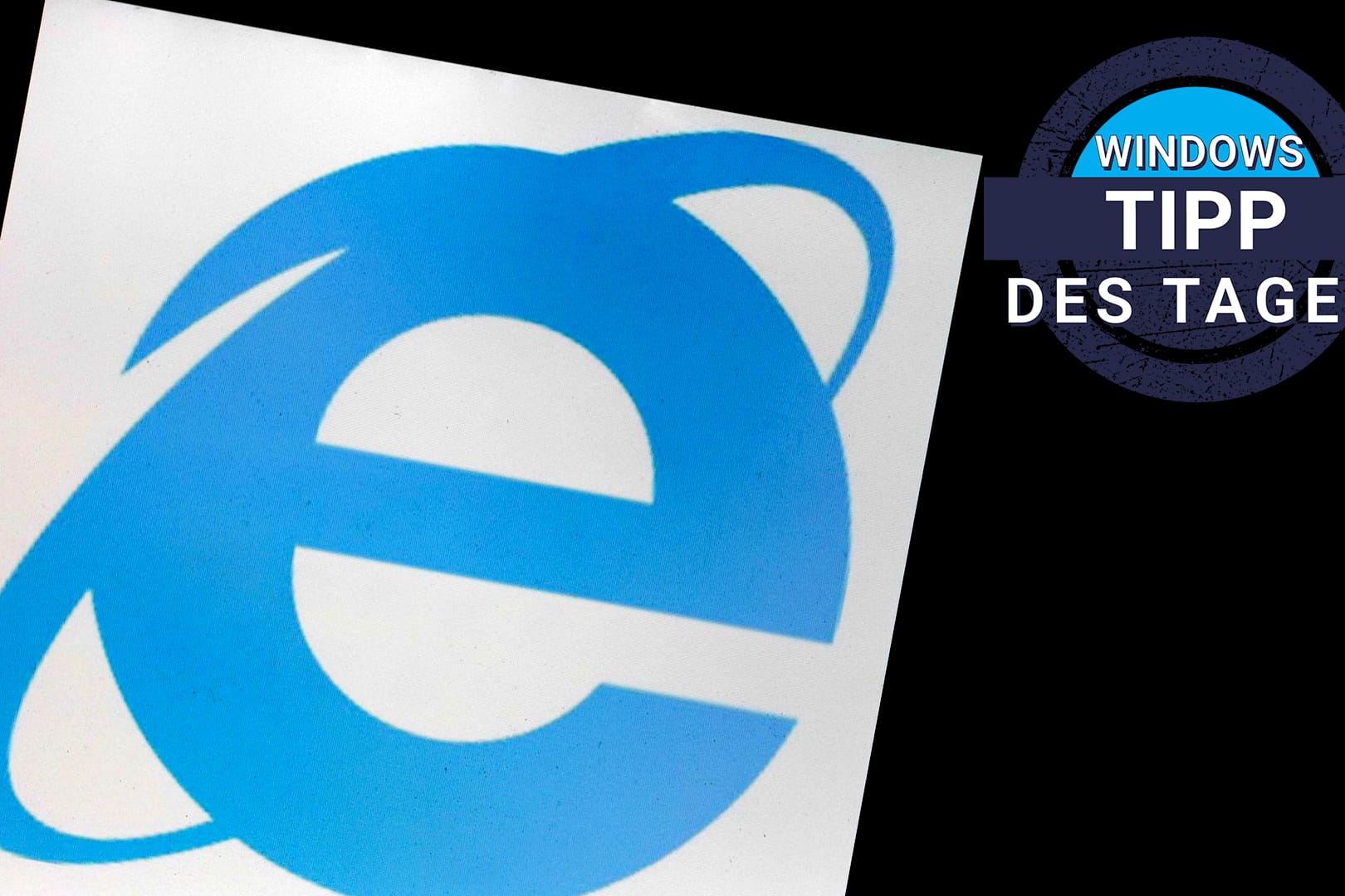 Das Logo vom Internet Explorer: Mit wenigen Klicks lässt sich das Programm von Windows entfernen.