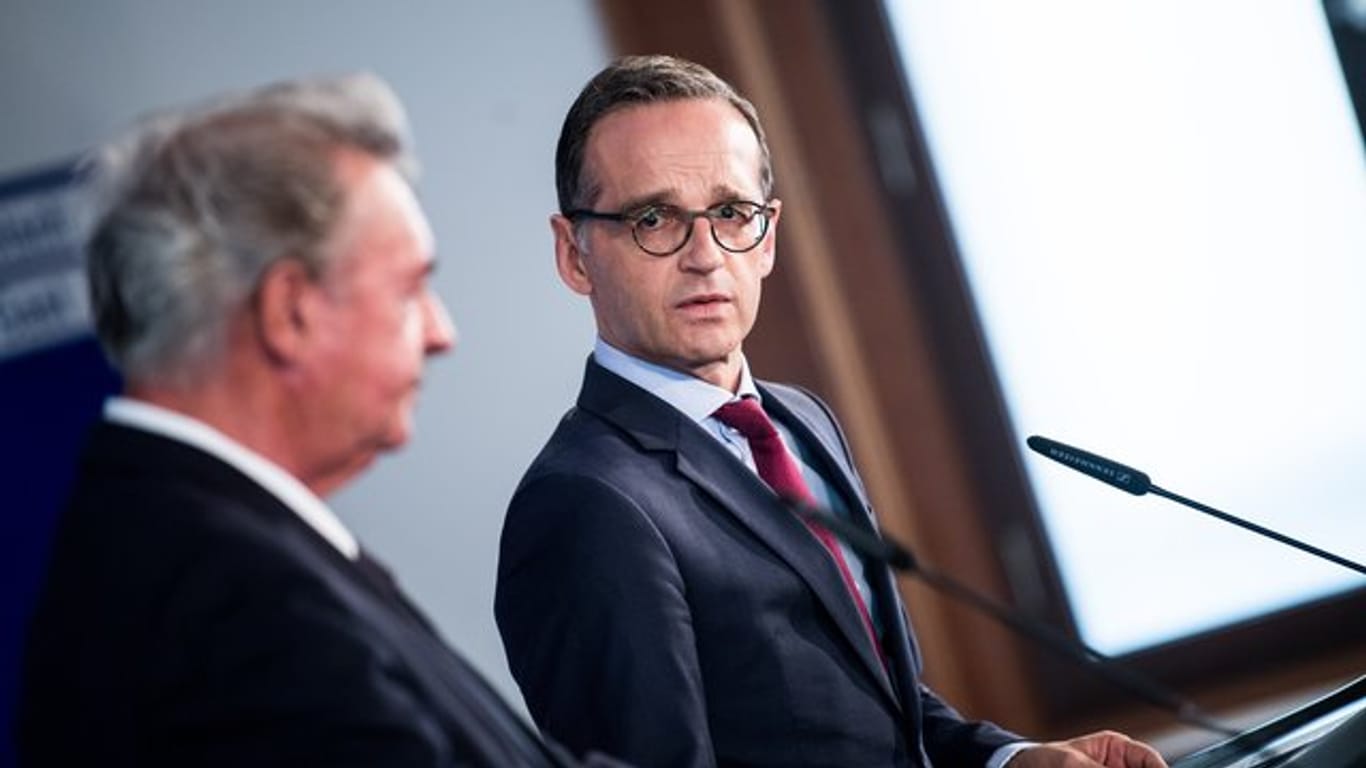 Bundesaußenminister Heiko Maas (r) und sein luxemburgischer Amtskollege Jean Asselborn wollen eine unabhängige Untersuchung der Vorfälle im Golf von Oman.