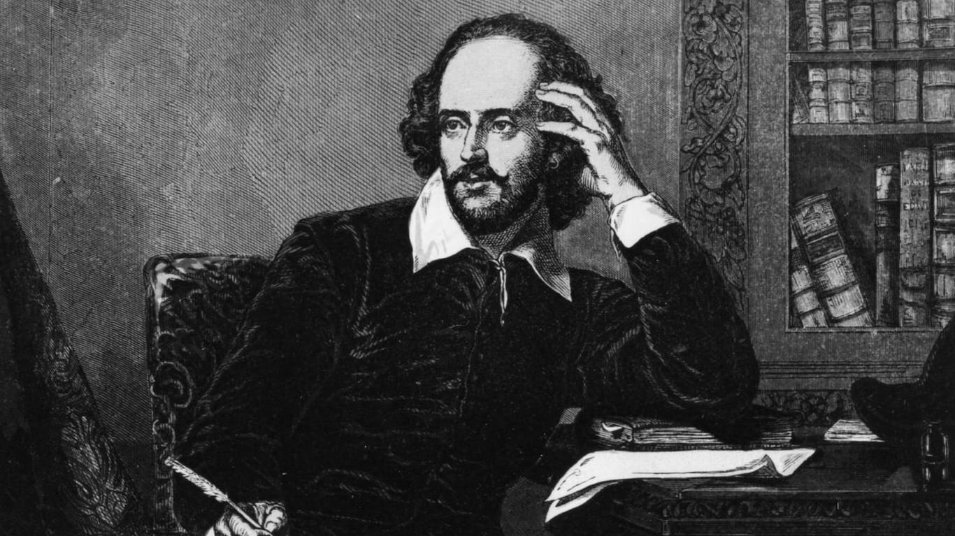 William Shakespeare: Die Hautfarbe der Hauptfigur seines Dramas "Othello" ist nicht eindeutig beschrieben. Er wurde zu Beginn selten schwarz dargestellt.