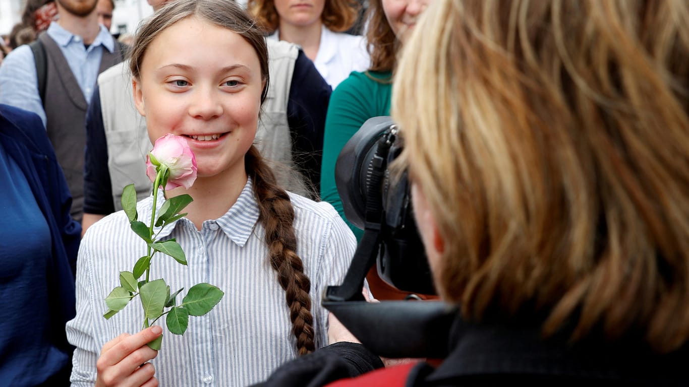 Greta Thunberg in Wien.