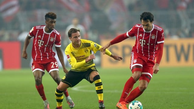 Spielten beide schon für Bayern und den BVB: Mats Hummels (r) und Mario Götze (M).